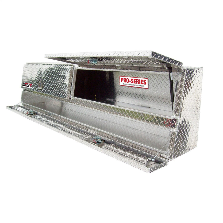 Brute 80-TBS200-88D Pro Series 88 Contractor TopSider Polished Aluminum Tool Box with Doors