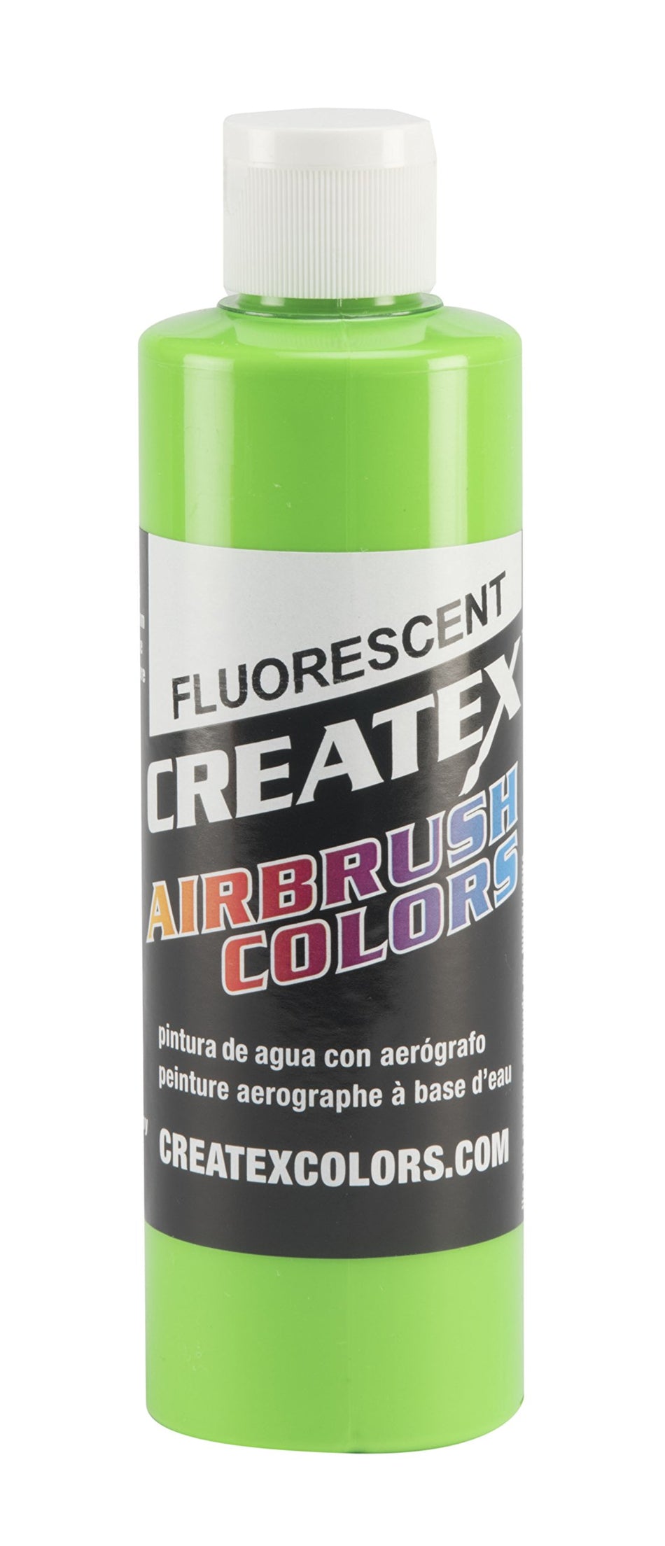 Createx Colors Paint for Airbrush, 8 oz, Fluorescent Green