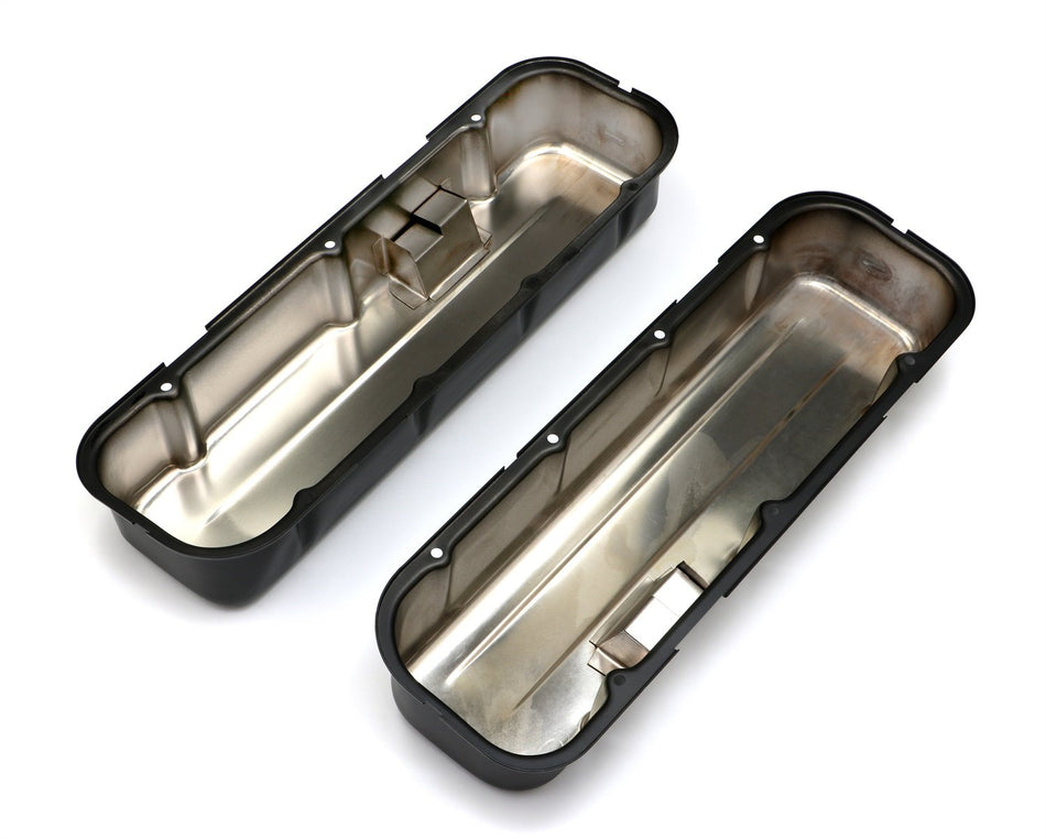 Trans-Dapt 8692 Black Valve Cover (Tall Baffled 65-95 BBC)