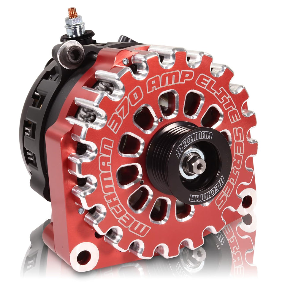 Mechman Alternators E Series 370 Amp RED 2005-2018 GM Truck
