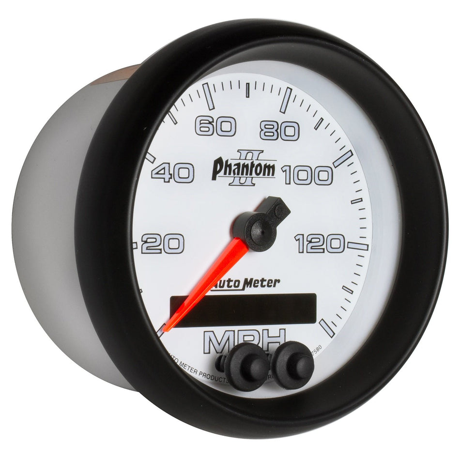 Auto Meter 7580 PHANTOM II 3-3/8 GPS Speedometer (0-140 MPH)