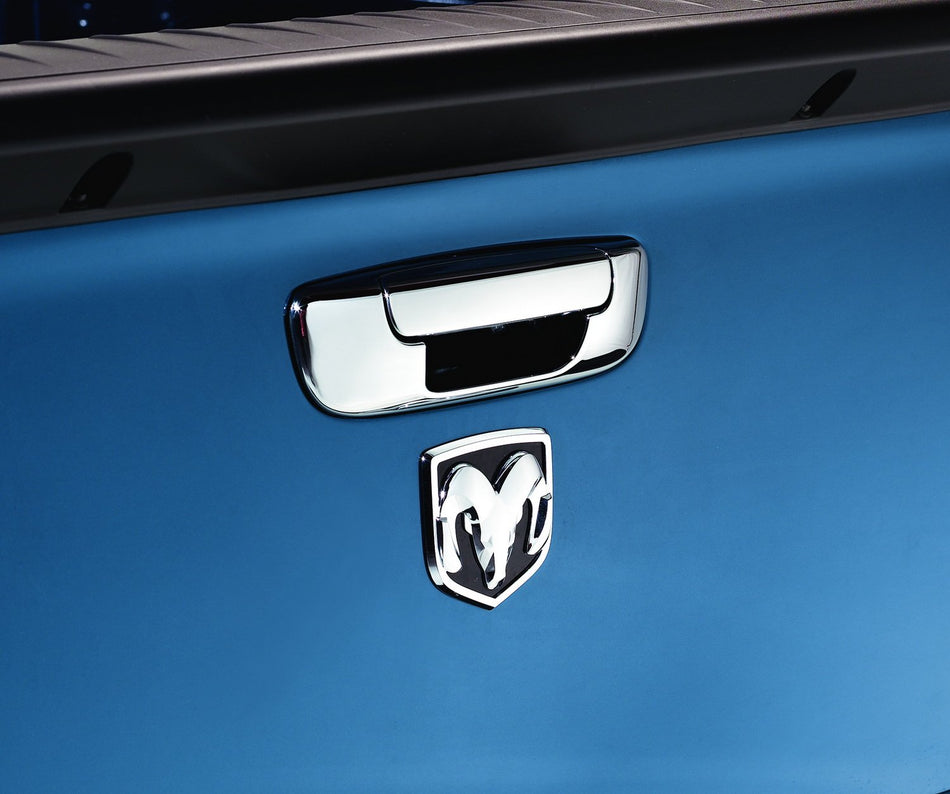 Auto Ventshade AVS 686556 Chrome Tailgate Handle Cover for 2002-2008 Dodge Ram 1500, 2002-2010 Ram 2500 & 3500, Black