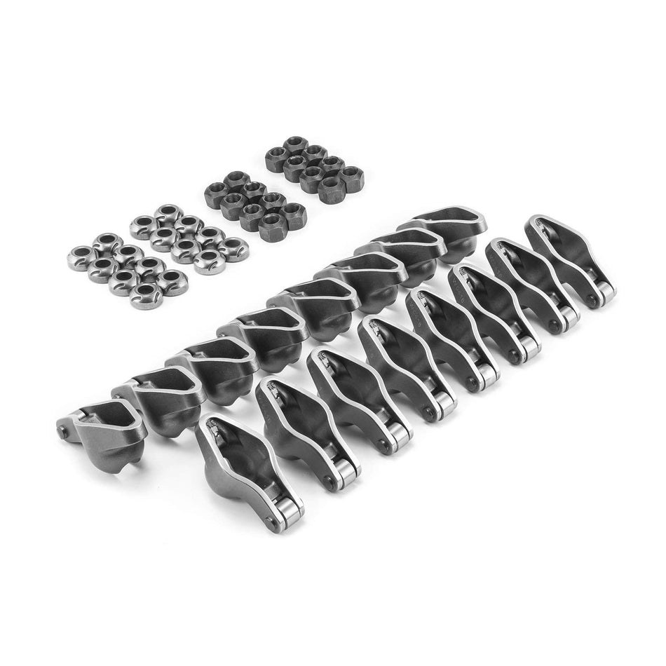 Speedmaster PCE261.1042.01 Fits Chevy SBC 350 1.5 Ratio 3/8 Steel Roller Tip Rocker Arms Set (w/Nuts and Balls)