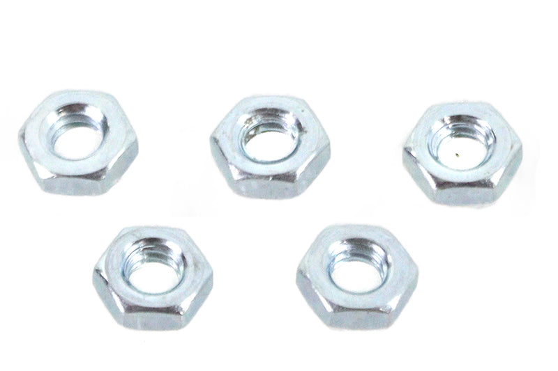 Zinc Plated 1/4 inch-20 Hex Jam Nuts