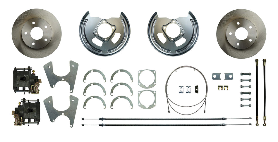 The Right Stuff FSCRD01 Rear Disc Conversion (Non C-Clip GM, E-Brake Cables Incl.)