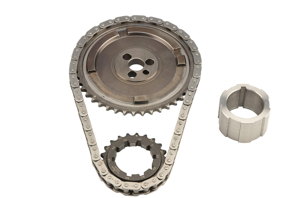 Comp Cams-3116 Hi-Tech 9-Keyway Single Row 4-Pole Timing Set for 3-Bolt GM LS