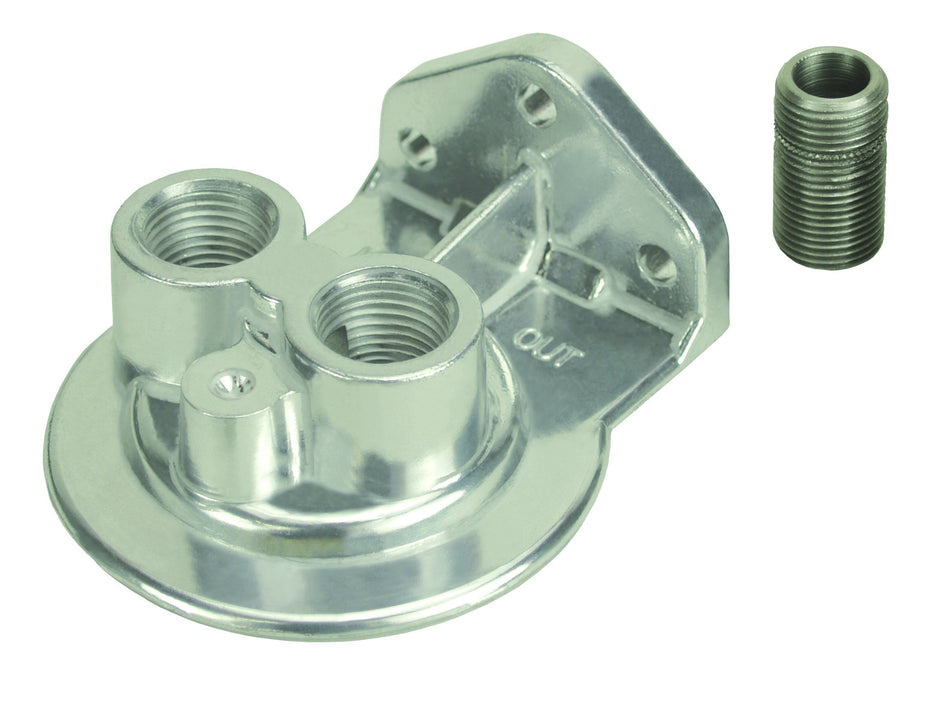 Derale 25728 Remote Filter Mount Kit, Silver