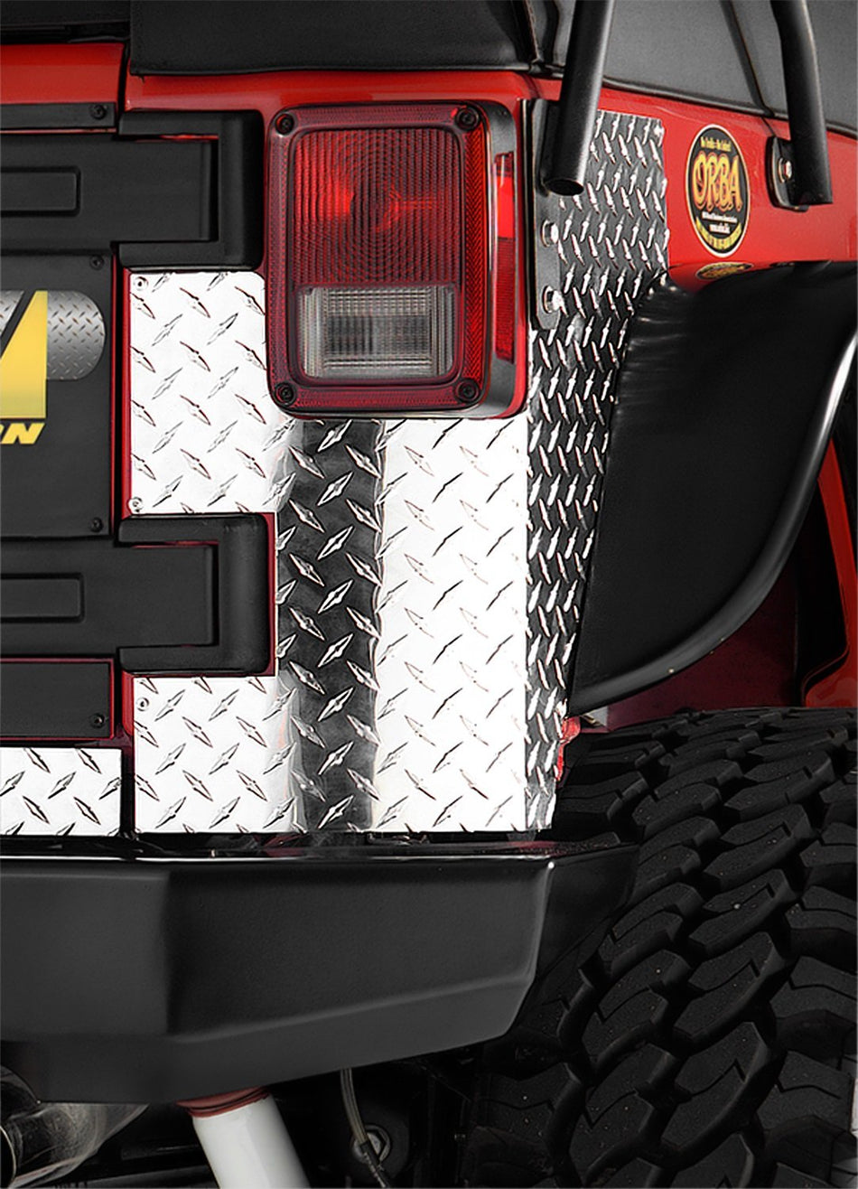 Warrior Products 920A Corners with Holes for Jeep JK 07-10