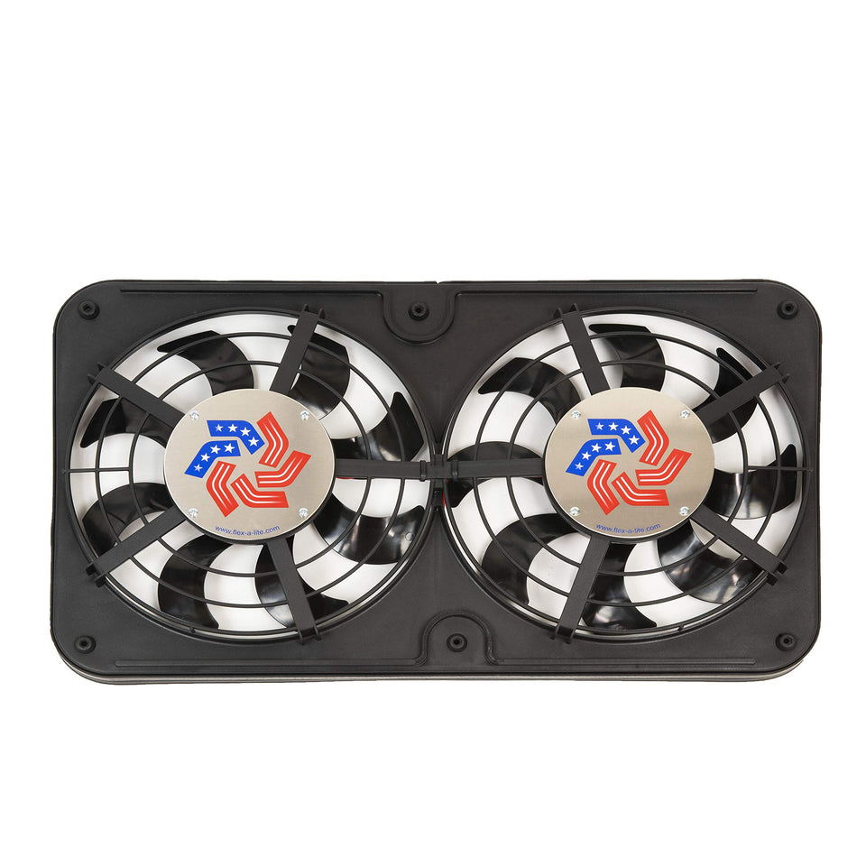 Flex-a-lite 420 Lo-Profile S-Blade Dual Electric Puller Fan