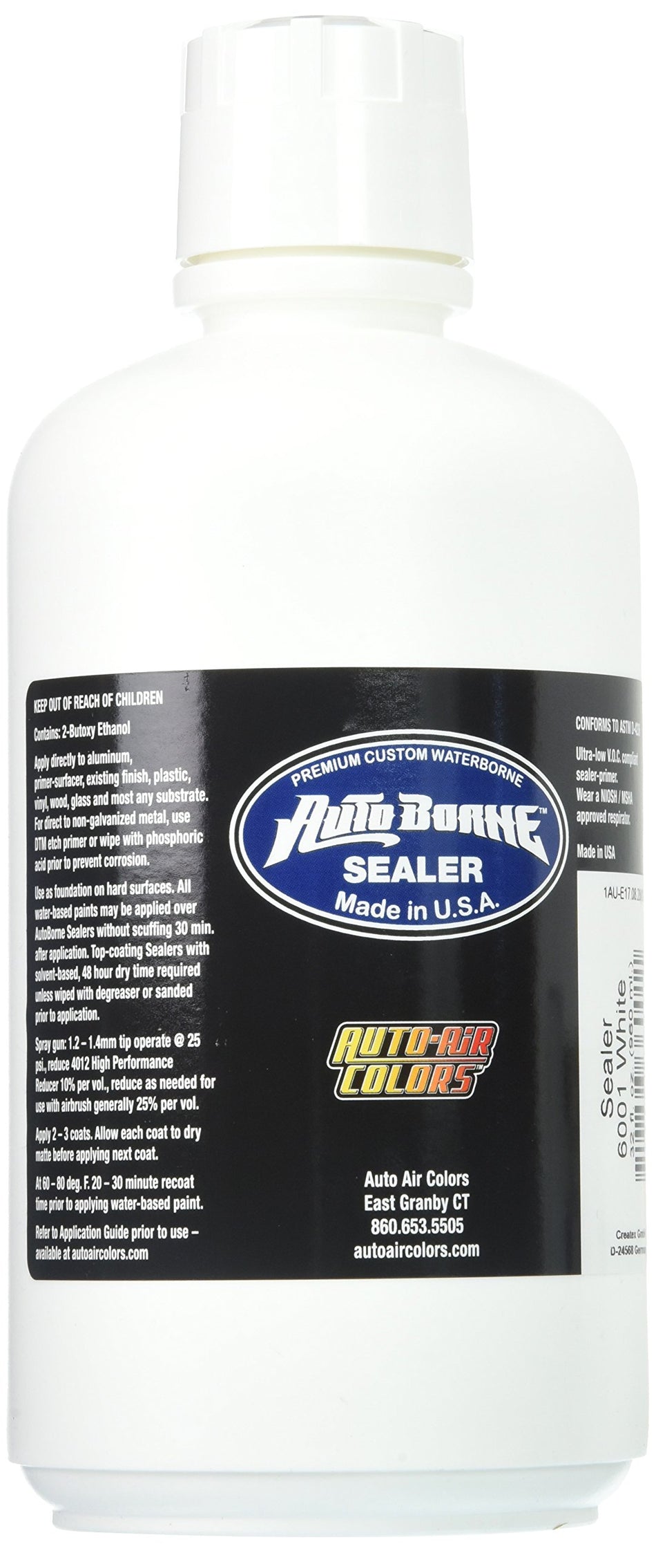 Createx Colors White 32oz. AutoBorne Sealer, 32 oz