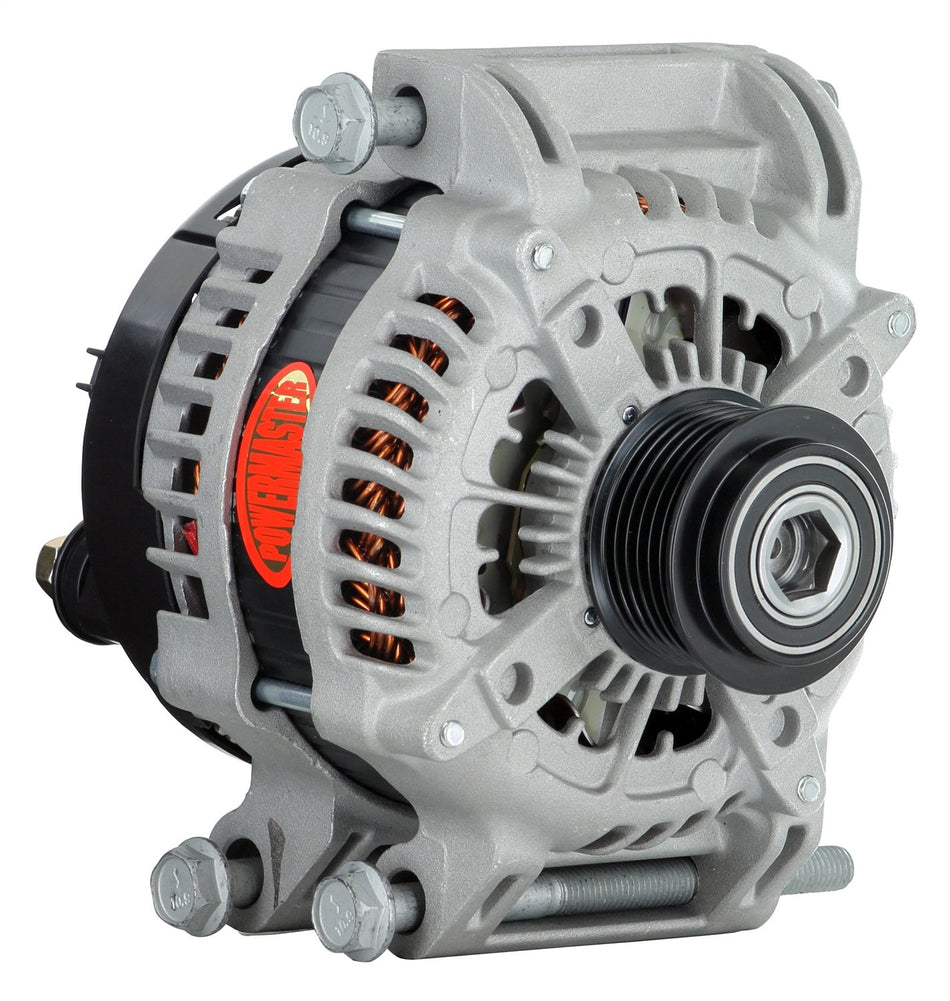 Powermaster 41576 Alternator (Denso Natural 245A 6 grv Pulley Dodge/Jeep 2011-15 5.7L, 6.4L Ext Regulated Hairpin Upgrade), 1 Pack