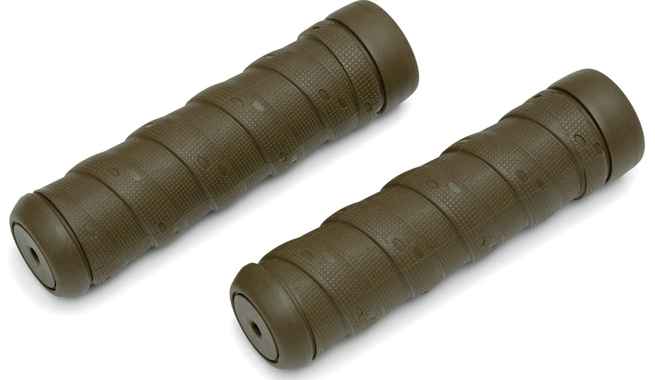 Kuryakyn 6593 Motorcycle Handlebar Accessory: Classic Wrap Grips Universal Fit for 7/8 Diameter Handlebars, Brown, 1 Pair