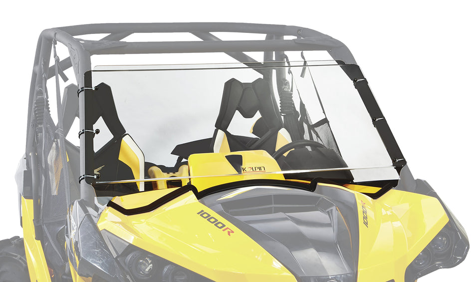 Kolpin UTV Windshield - Full-Fixed - CAN-AM Maverick/XRS - 2708, Clear
