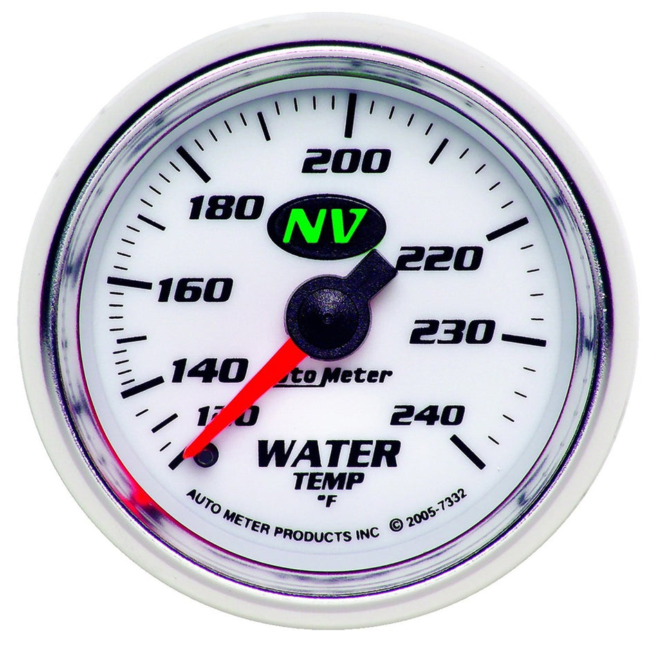 Auto Meter 7332 NV Mechanical Water Temperature Gauge