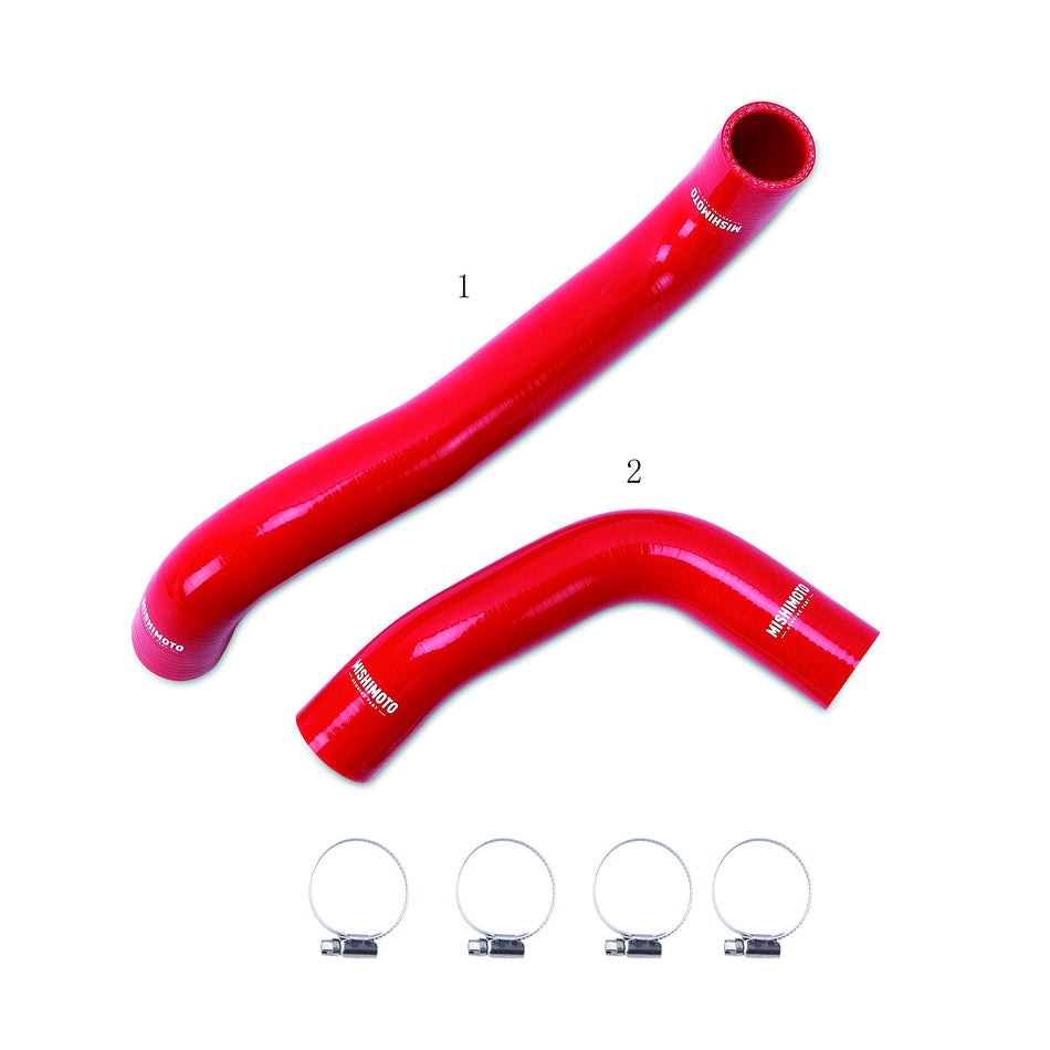 Mishimoto MMHOSE-STI-08RD Silicone Radiator Hose Kit Compatible With Subaru Impreza WRX/STI 2008-2014 Red
