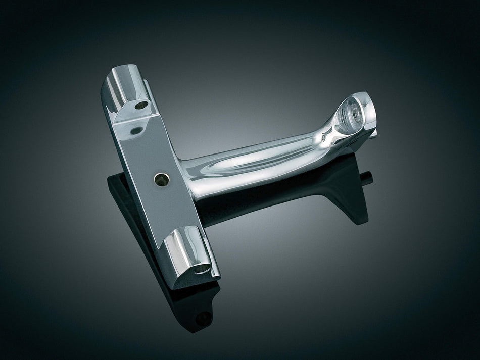 Kuryakyn 4353 Motorcycle Footpegs: Adjustable Passenger Pegs for 2010-19 Harley-Davidson Motorcycles with Fixed Mounts, Chrome, 1 Pair