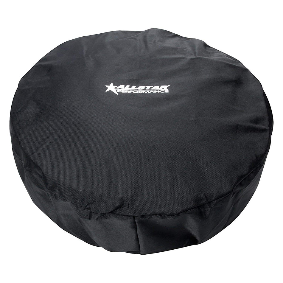 Allstar Air Filter Wrap, Water Repellent Cover, 14 in OD, 3 to 6 in Tall, Top Cover, Polyester, Black, Allstar 14 in Washable Filters, Each