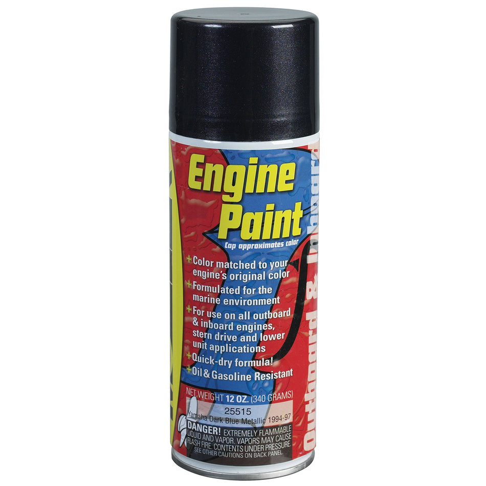 Moeller 025107 Evinrude Blue Metallic 12 oz. Engine Paint