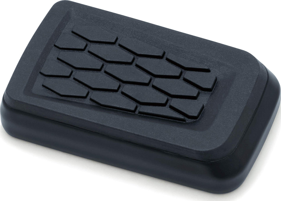 Kuryakyn 5917 Motorcycle Foot Control: Hex Brake Pedal Pad for 1984-2019 Harley-Davidson FX & XG Motorcycles, Satin Black