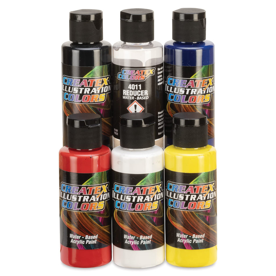 Createx Illustration Colors 2 Oz Opaque Set (5088-02)