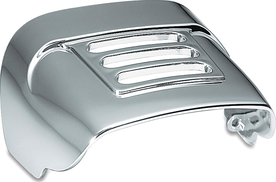 Kuryakyn 8130 Motorcycle Accent Accessory: Slotted Taillight Cover for 1973-2019 Harley-Davidson Motorcycles, Chrome , black