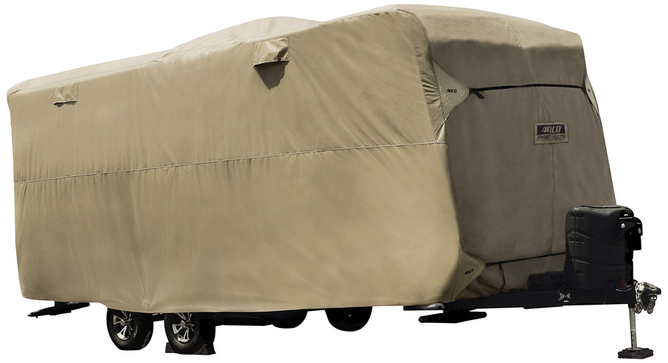 ADCO 74843 Storage Lot Cover for Travel Trailer RV, Fits 241-26, Tan