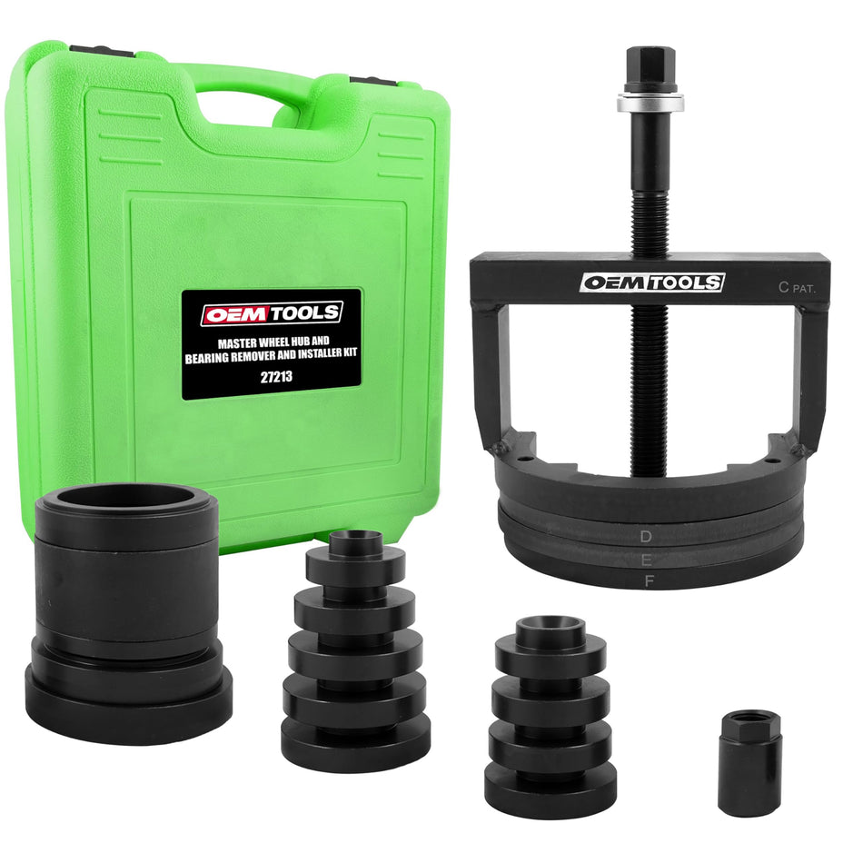OEMTOOLS 27213 Master Wheel Hub & Bearing Remover & Installer Kit, Back & Front Wheel Bearing Puller Kit, Back & Front Wheel Hub Puller, Easy to Use