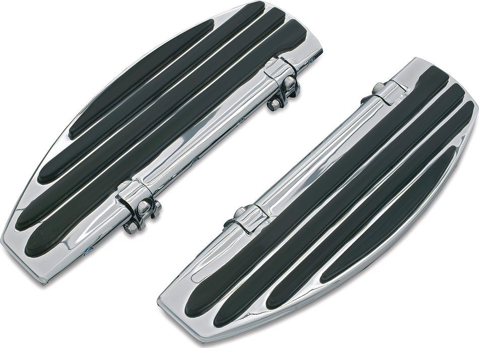 Kuryakyn 7905 Motorcycle Foot Controls: ISO Boards for 1983-2019 Harley-Davidson Motorcycles, Chrome, 1 Pair