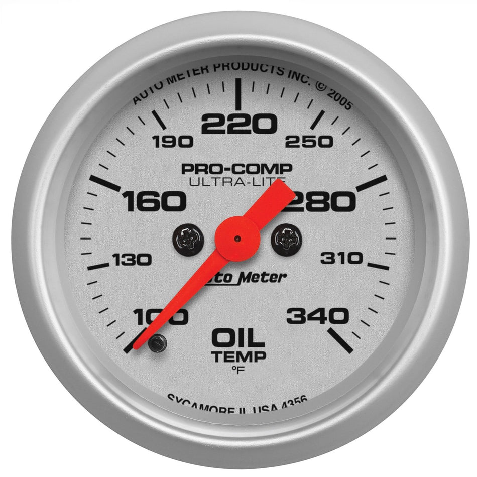 Auto Meter 4356 Ultra-Lite Electric Oil Temperature Gauge