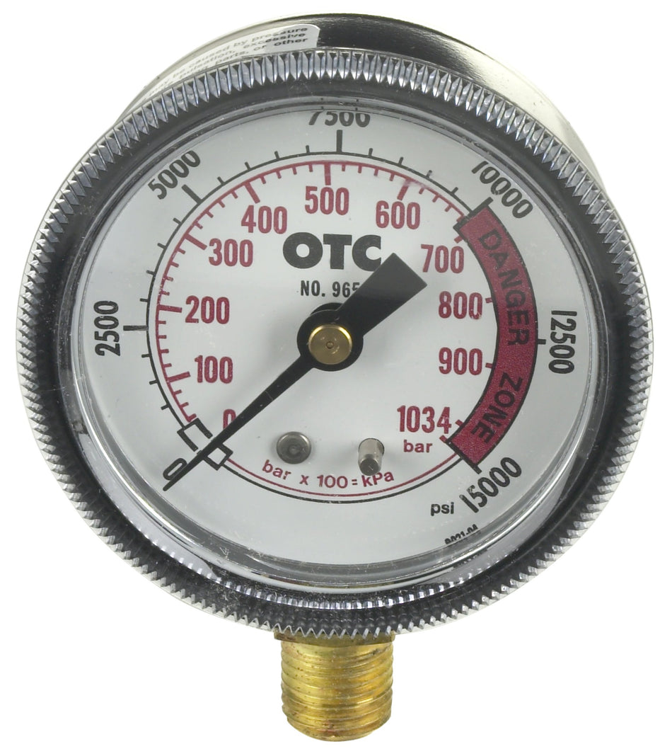 OTC (9654) Pressure Gauge with 2-Scales