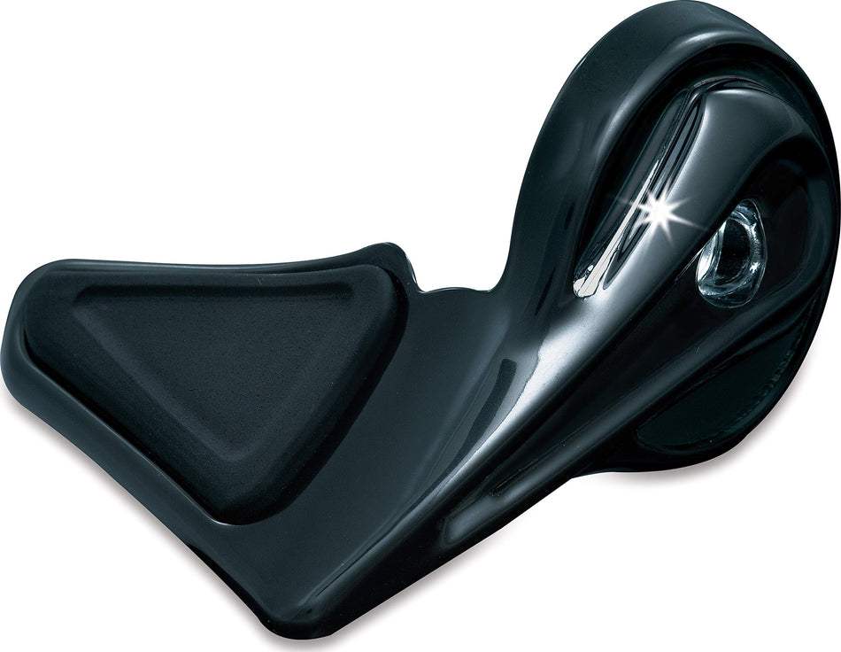 Kuryakyn 6355 Motorcycle Handlebar Accessory: Kinetic Throttle Boss, Universal Fit with Kuryakyn Kinetic Grips, Gloss Black, Pack of 1
