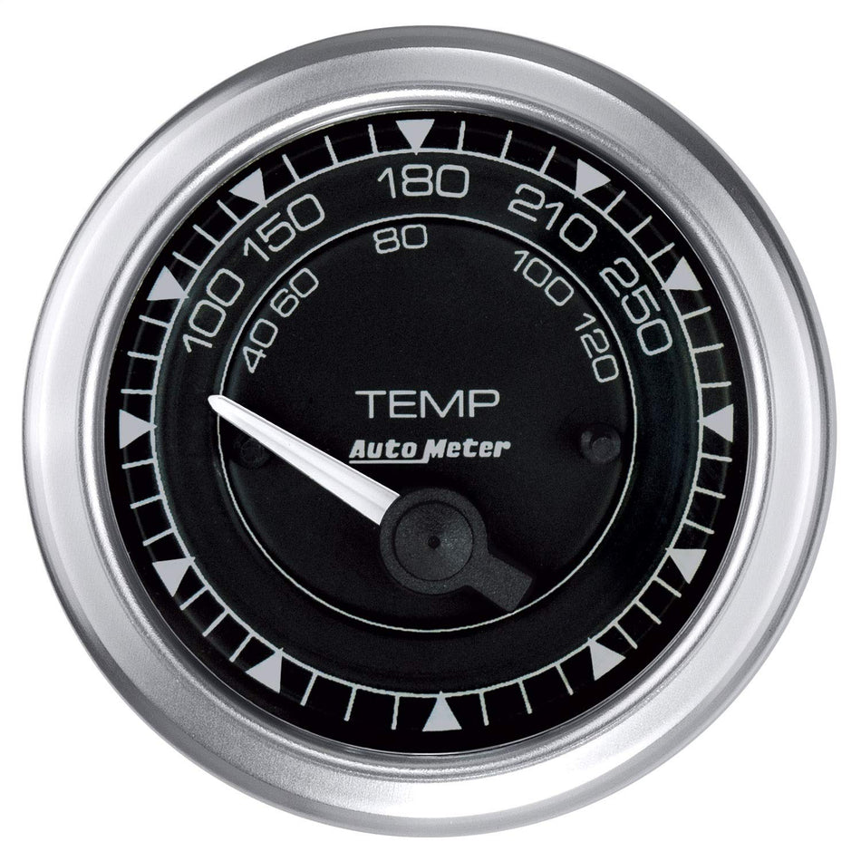 AutoMeter 8137 Gauge, Temp, 2 1/16, 250u00baf, Elec, Chrono