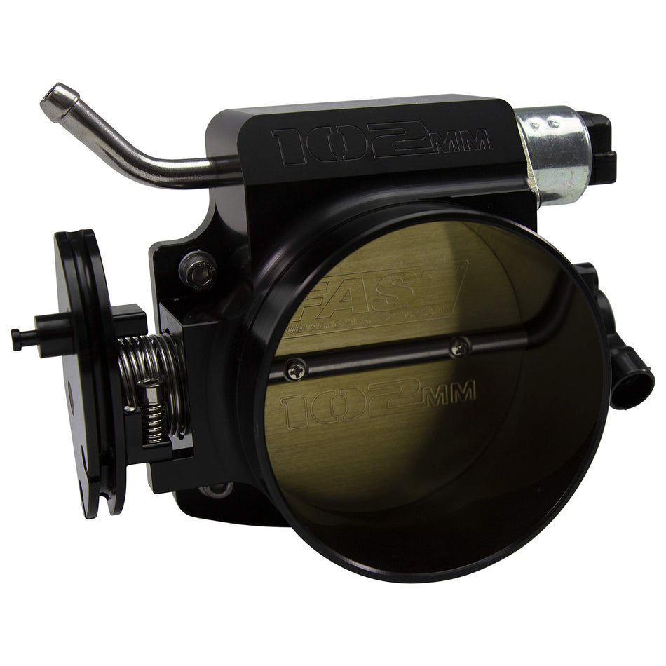 Black Big Mouth Billet 102mm Big Mouth Throttle Body for GM LS w/TPS and IAC