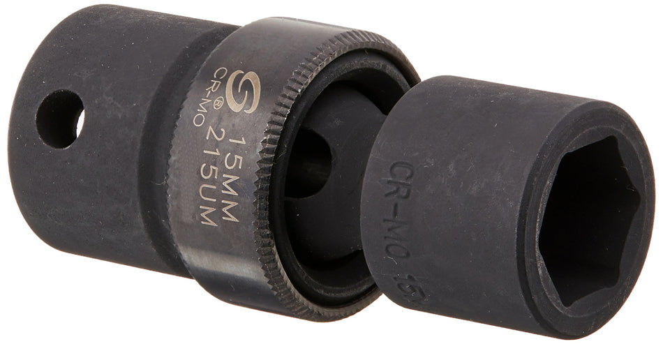 Sunex 215um 1/2-Inch Drive 15-mm Universal Impact Socket