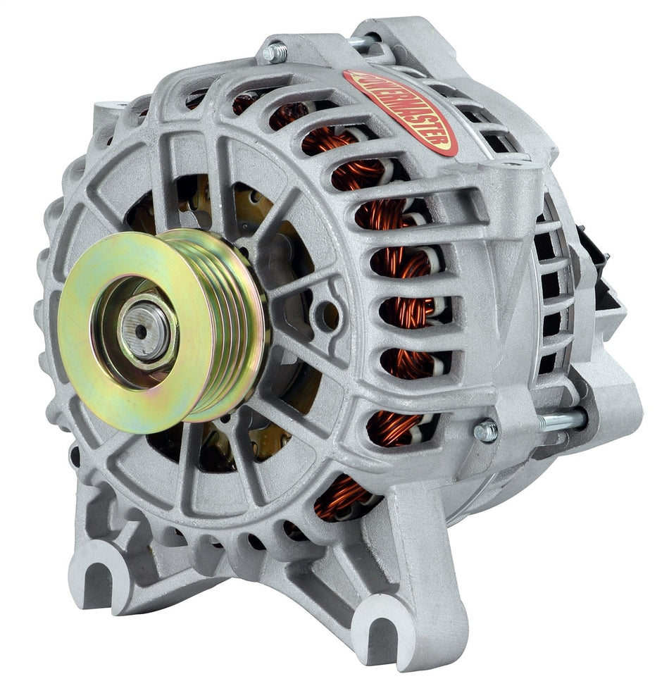 Powermaster 8448 Natural Alternator (6G 140A 6 Groove Pulley Large Frame V Mating I-D-AS Regular)