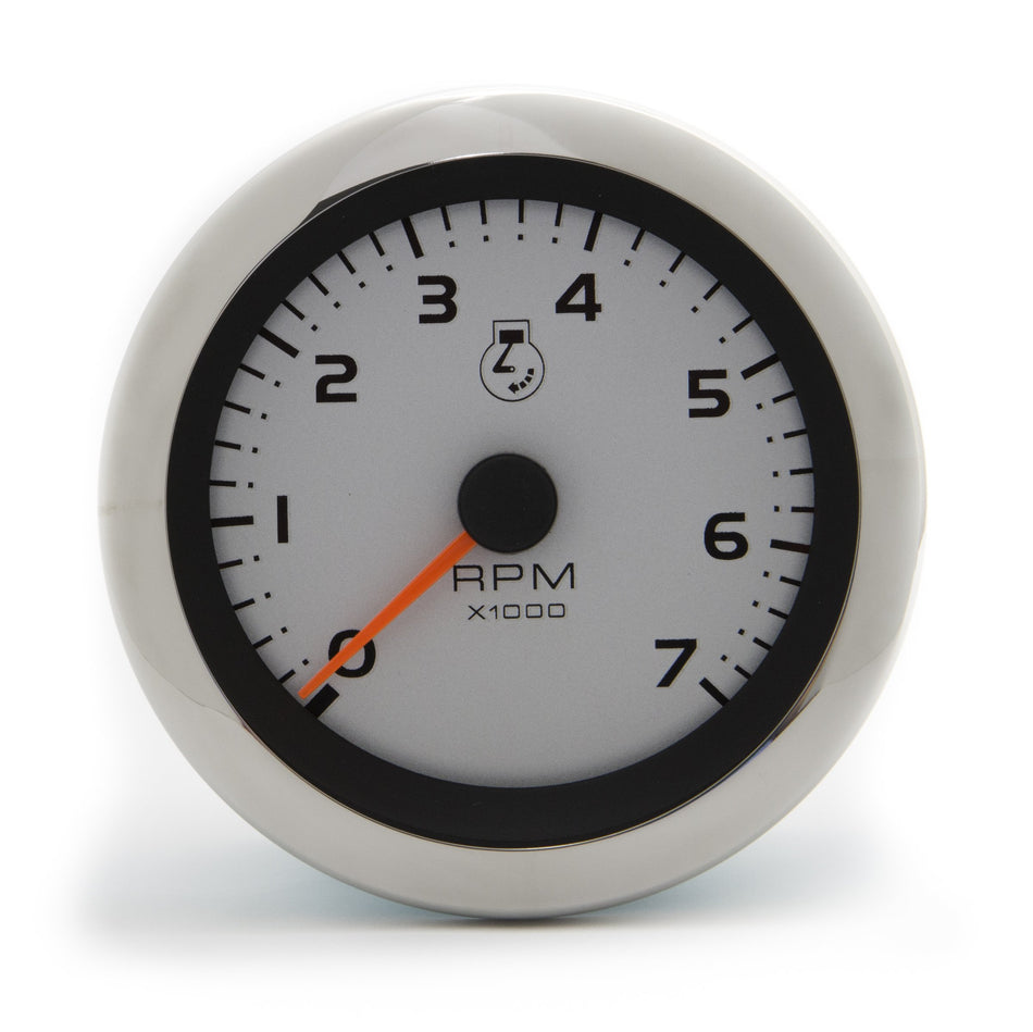 Sierra 65536P, Argent Tachometer 7K, 5 inch, Universal, Night Visible
