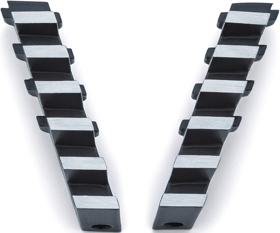 Kuryakyn Exhaust Port Fillers for Indian, Black & Raw Aluminum