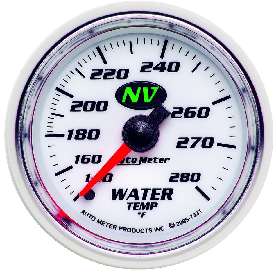 Auto Meter 7331 NV Mechanical Water Temperature Gauge