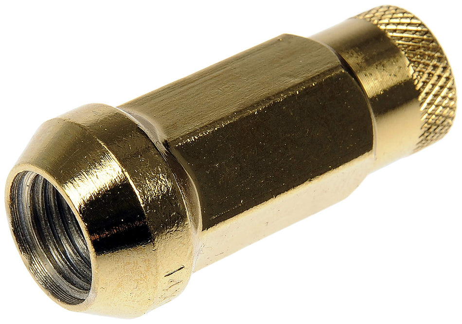 Dorman 713-685K Gold Open End Knurled Wheel Nuts Compatible with Select Models, 20 Pack