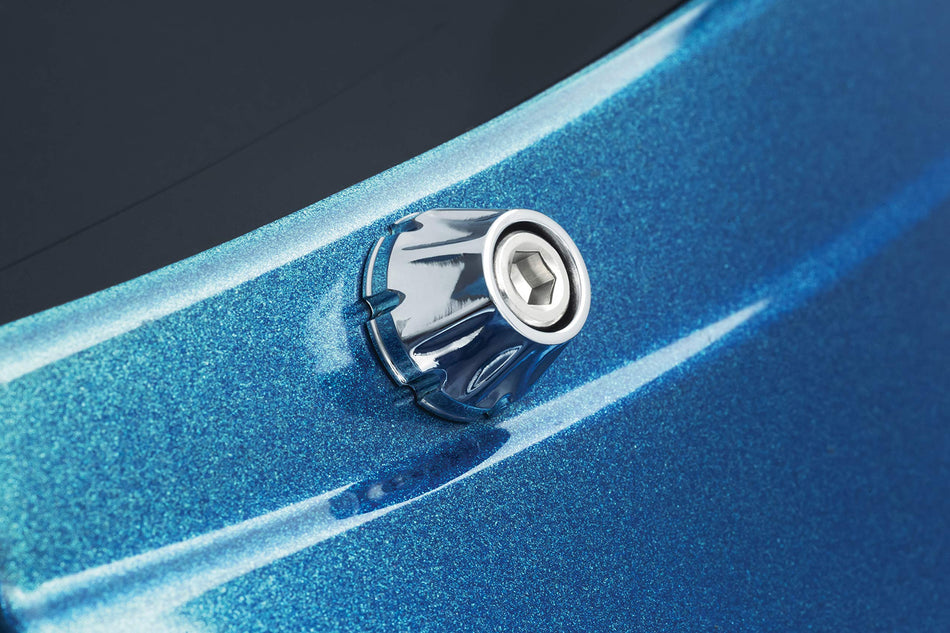 Kuryakyn 5721 Motorcycle Accent Accessory: Decorative Windshield Screws for 2015-19 Harley-Davidson Road Glide Motorcycles, Chrome