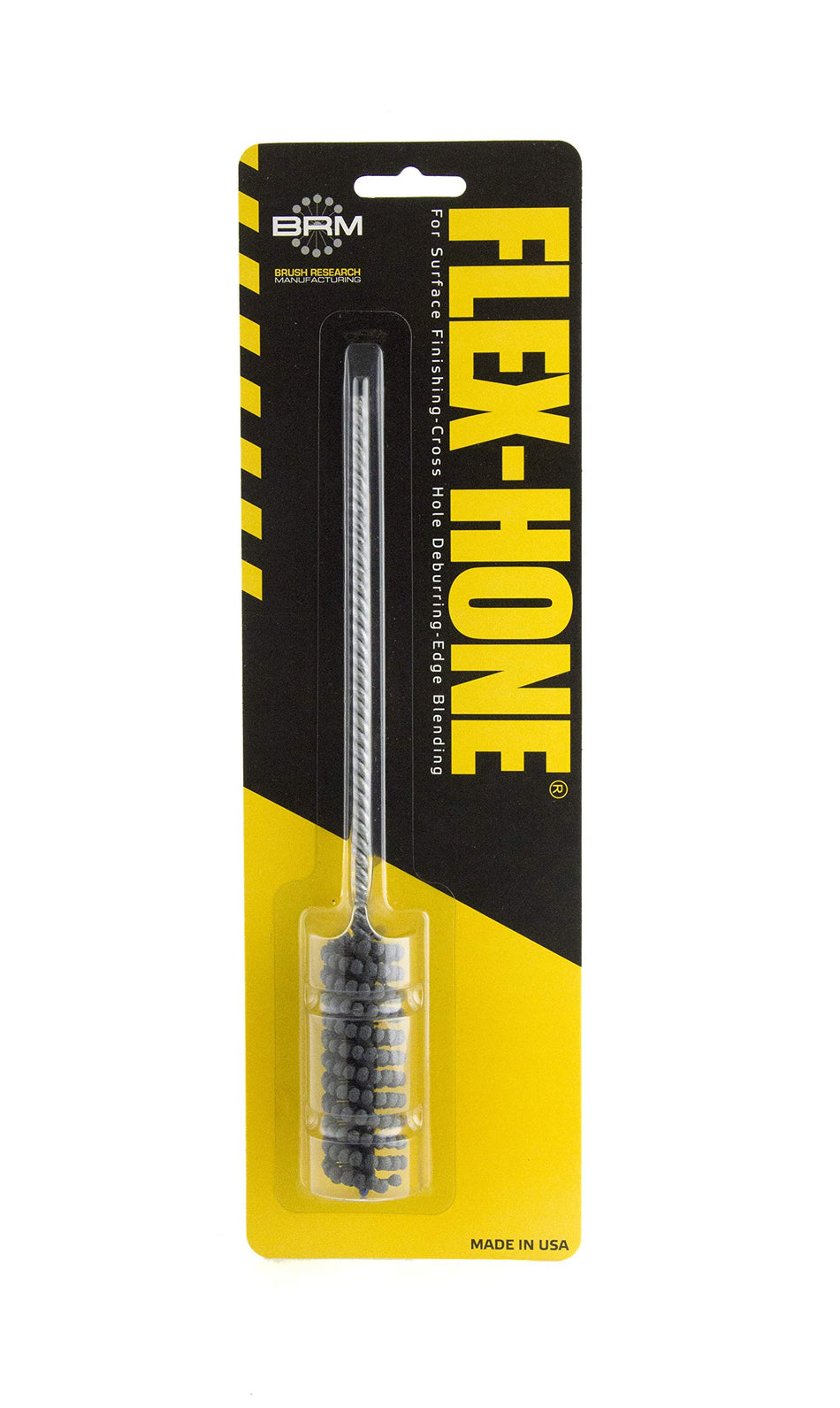 Brush Research BC20M24 FLEX-HONEu00ae, 0.787 (20mm) Diameter, 240 Grit, Silicon Carbide, For Mild Steel, Stainless Steel, Cast Iron and Softer Ferrous Materials