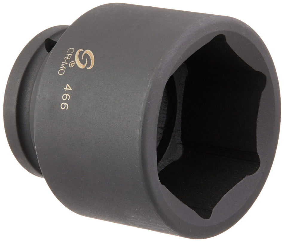 Sunex 466 3/4 Drive Standard 6 Point Impact Socket 2-1/16