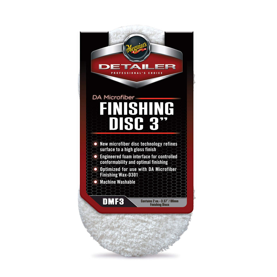 Meguiars DMF3 DA 3 Microfiber Finishing Disc, 2 Pack