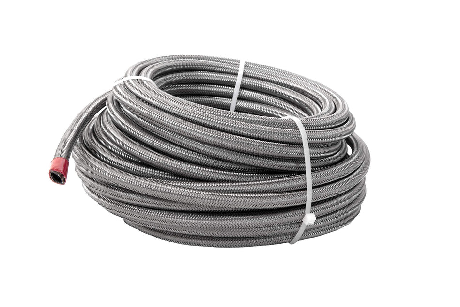 Aeromotive 15316 Stainless Steel Braided PTFE Fuel Hose; AN-06 x 20'