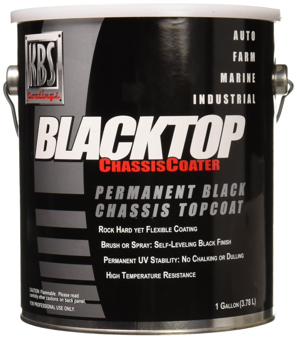 KBS Coatings 8501 Gloss Black BlackTop Chassis Paint - 1 Gallon