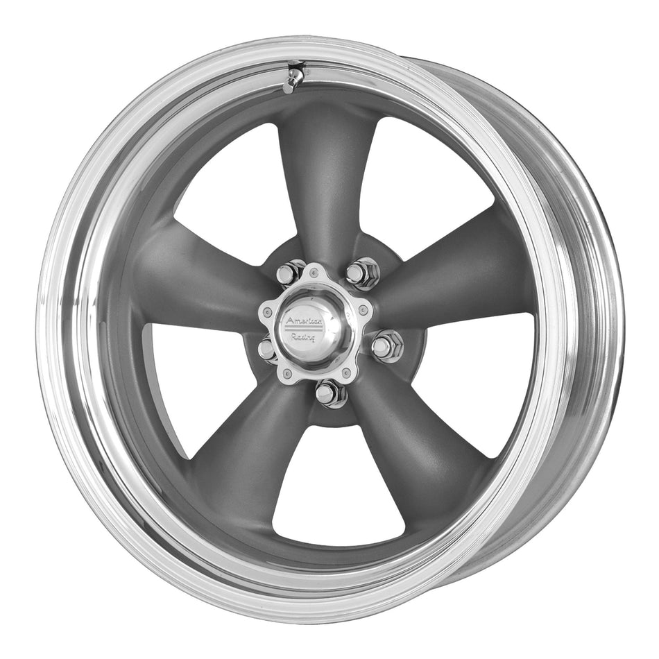 American Racing Vintage VNCL215 18X10 5X5.0 M-GRY MACH-LP 06MM - VN2158173