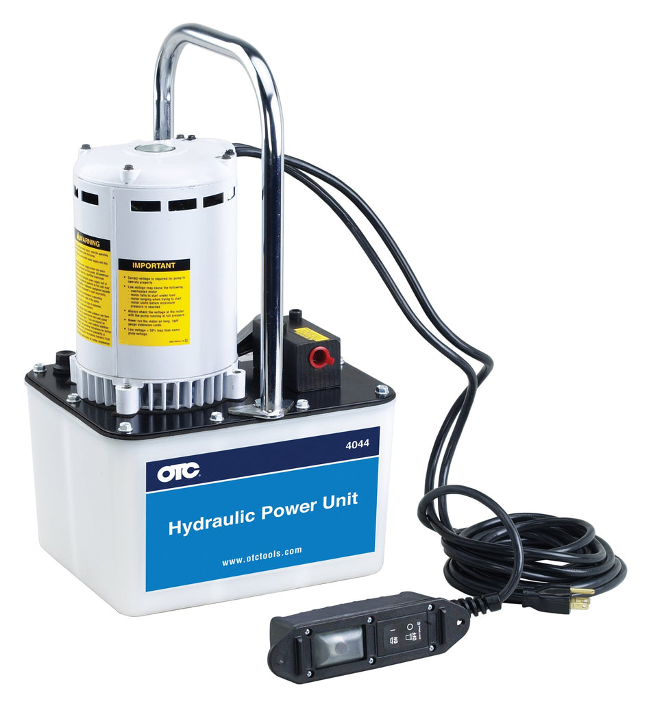 OTC (4044) RamRunner Two-Stage Electric/Hydraulic Pump - 2 Position/2 Way, Manual Valve