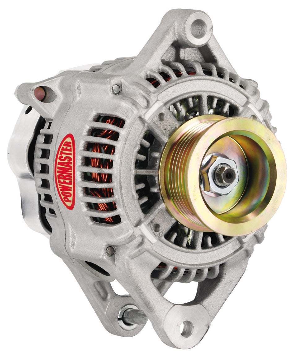Powermaster 433111 Natural Alternator (Denso Type 130mm 170A 7 Groove Pulley 1 Wire)