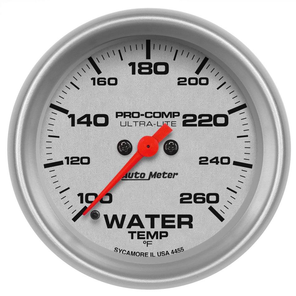 Auto Meter 4455 Ultra-Lite Electric Water Temperature Gauge