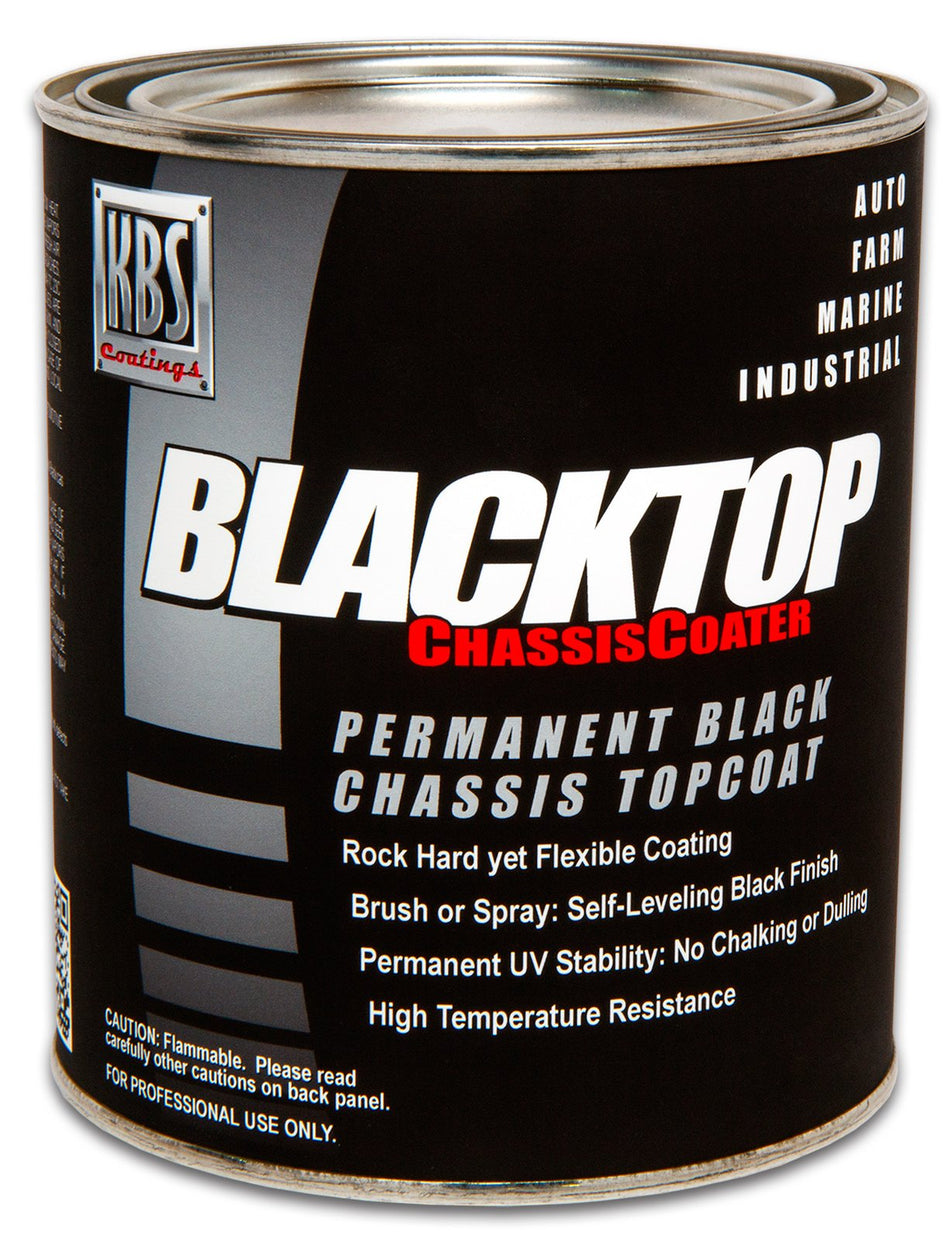 KBS Coatings 8302 OEM Satin Black BlackTop Chassis Paint - 1 Pint